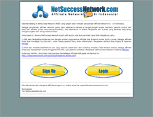 Tablet Screenshot of netsuccessnetwork.com